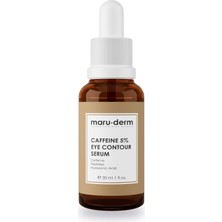 Maru.derm Caffeine %5 + Peptides + Hyalüronik Asit Göz Çevresi Serumu 30 ml