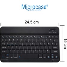 Microcase Xiaomi Pad 5 Tablet Çanta + Bluetooth Klavye + Mouse + Tablet Standı Siyah - AL4234