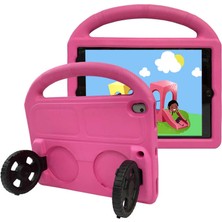 Mutaks Apple iPad 10.2 (9.nesil) Wheel Car Tekerlek Standlı Tablet Eva Silikon Kılıf