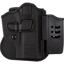 Polis Sepeti To Gun Holster Sarsılmaz P8L Tabanca Kılıfı Önü Şarjörlüklü Siyah