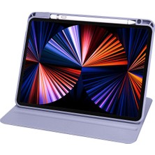 Mutaks Apple iPad Pro 11 2021 (3.nesil) Kılıf Termik Kalem Bölmeli Dönebilen Standlı Kılıf