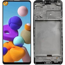 Samsung Galaxy A21S - A217F OLED Ekran Dokunmatik (Çıtalı)