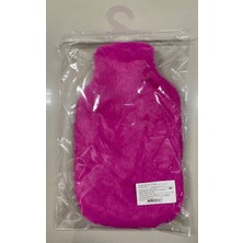 Bosphorus Sıcak Su Torbası Cepli Koyu Pembe Peluş Termofor 32,5X17,5CM  1500 ml