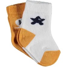 Biorganic Bibaby Organik Çorap Soket 2li Hi Ekru - Hardal