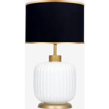 Minimal Intense White Gold Cam Abajur