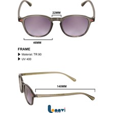 Lonnvi  Unısex Güneş Gözlüğü 2316-101 UV400