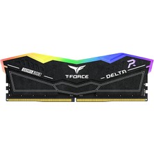 Team T-Force Delta Rgb Black 32GB(2X16GB) 6400MHZ Ddr5 CL40 Gaming Ram (FF3D532G6400HC40BDC01)