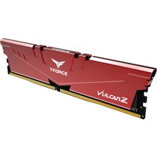 Team T-Force Vulcan Z Red 16GB(2X8GB) 3200MHZ CL16 Ddr4 Gaming Ram