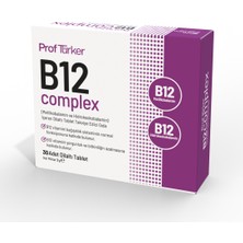 Proftürker B12 Complex Dilaltı Tablet