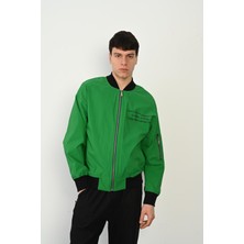 Rocqerx R-2447 Kol Fermuar Detaylı Astarlı Paraşüt Ceket