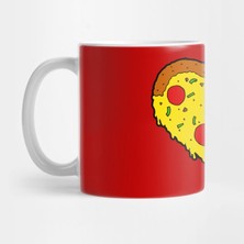 Pixxa Pizza Kalp Kupa Bardak