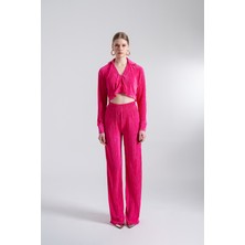 Holly Lolly Beli Lastikli Esnek Comfy Pantolon Pembe
