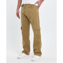 Frankness Jeans Erkek Yeni Sezon Baggy Kargo Pantolon