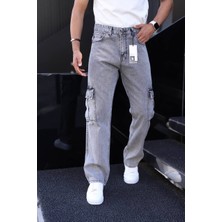 Frankness Jeans Erkek Yeni Sezon Baggy Kargo Pantolon