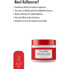 Maru.derm Kil Maskesi - Ginseng Özü + Jojoba Yağı Besleyici Kil Maskesi 100 ml