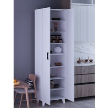 Haus Modüler 8 Raflı 2 Kapaklı 16R Çok Amaçlı Dolap