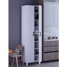Haus Modüler 8 Raflı 2 Kapaklı 16R Çok Amaçlı Dolap