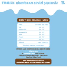 Fomilk Hindistan Cevizi Sütü 1 L Glutensiz Bitkisel Bazlı Laktozsuz Vegan Şekersiz