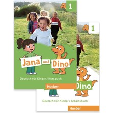 Hueber Jana und Dino 1: Kursbuch - Arbeitsbuch Deutsch Für Kinder