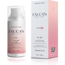 Exuca's Sunscreen Cream 50 Spf - Ton Eşitleyici Yenileyici Blemish Defense Güneş Kremi