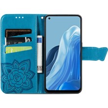 SZY Market Oppo Reno 7 4g Kelebek Kanatları Flip Darbeye Dayanıklı Deri Telefon Kılıfı (Yurt Dışından)