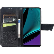 SZY Market Infinix Note 11 Pro Kelebek Kanatları Flip Darbeye Dayanıklı Deri Telefon Kılıfı (Yurt Dışından)