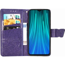 SZY Market Xiaomi Redmi Note 8 Pro Kelebek Kanatları Flip Darbeye Dayanıklı Deri Telefon Kılıfı (Yurt Dışından)