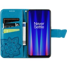 SZY Market Oneplus Nord Ce 2 5g Kelebek Kanatları Flip Darbeye Dayanıklı Deri Telefon Kılıfı (Yurt Dışından)