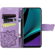 SZY Market Infinix Note 11 Pro Kelebek Kanatları Flip Darbeye Dayanıklı Deri Telefon Kılıfı (Yurt Dışından)