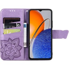 SZY Market Huawei Nova Y61 Kelebek Kanatları Flip Darbeye Dayanıklı Deri Telefon Kılıfı (Yurt Dışından)