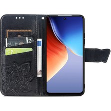 SZY Market Tecno Camon 19 Kelebek Kanatları Flip Darbeye Dayanıklı Deri Telefon Kılıfı (Yurt Dışından)