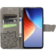 SZY Market Tecno Camon 19 Kelebek Kanatları Flip Darbeye Dayanıklı Deri Telefon Kılıfı (Yurt Dışından)