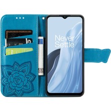 SZY Market Oneplus Nord N300 Kelebek Kanatları Flip Darbeye Dayanıklı Deri Telefon Kılıfı (Yurt Dışından)