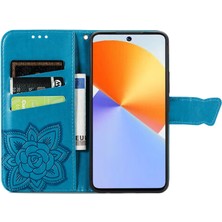 SZY Market Infinix Note 30 4g Kelebek Kanatları Flip Darbeye Dayanıklı Deri Telefon Kılıfı (Yurt Dışından)