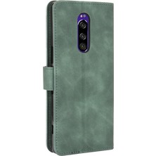 SZY Market Sony Xperia 1 Kart Ekleme Deri Için Kılıf Folio Flip Case Koruyucu (Yurt Dışından)