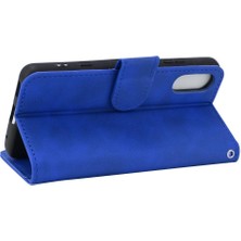 SZY Market Sony Xperia Ace Ii Için Kılıf Tam Koruma Deri Folio Flip Case Kart (Yurt Dışından)