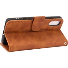 SZY Market Sony Xperia Ace Ii Için Kılıf Tam Koruma Deri Folio Flip Case Kart (Yurt Dışından)