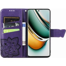 SZY Market Realme 11 Pro Kelebek Kanatları Flip Darbeye Dayanıklı Deri Telefon Kılıfı (Yurt Dışından)