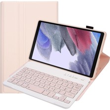 Zsykd Klavye+Samsung Galaxy Için Kılıf Tabi A7 Lite 8.7 T220 / T225 Pembe (Yurt Dışından)