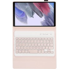 Zsykd Klavye+Samsung Galaxy Için Kılıf Tabi A7 Lite 8.7 T220 / T225 Pembe (Yurt Dışından)