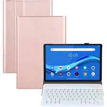 Zsykd AM10S Çıkarılabilir Bluetooth Klavye Ultrathin Deri Kılıf Rose Gold (Yurt Dışından)