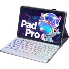 Zsykd Lenovo Xiaoxin Pad Için Ultra-Ince Arka Işık Bluetooth Klavye 2022 10.6 Inç Mor (Yurt Dışından)