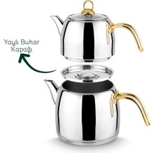 Lines Yıldız Paslanmaz Çelik Çaydanlık