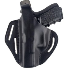 Polis Sepeti Girsan Yavuz 16 Deri Tabanca Kılıfı Tam Kelebek Sol El Siyah