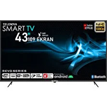 Telenova Revo43 43" 109 Ekran Uydu Alıcılı Full HD Android Smart LED TV