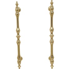 Koldoor Şehzade Altın Mobilya Dolap Mutfak Çekmece Kulpu 96 mm ( 9.6 cm ) 2 Adet