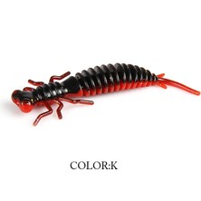 Tlg Shop H Tarzı 85MM 4 Adet 2019 Yeni Larva Yumuşak Yemler Balıkçılık Yapay Yemler Silikon Bas Pike Minnow Swimbait Jig Plastik Yemler Solucan (Yurt Dışından)