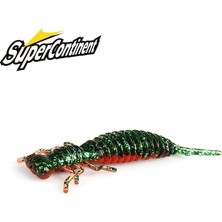 Tlg Shop H Tarzı 85MM 4 Adet 2019 Yeni Larva Yumuşak Yemler Balıkçılık Yapay Yemler Silikon Bas Pike Minnow Swimbait Jig Plastik Yemler Solucan (Yurt Dışından)