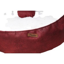 Chester Pool (M) Yıkanabilir Yatak 40CM Bordo