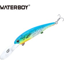 Tlg Shop Renk 17 Tarzı Waterboy Uzun Dudak Minnow Balıkçılık Cazibesi 12CM 20G Derin Wobbler Yüzme Yapay Pesca Sert Balık Yemi (Yurt Dışından)